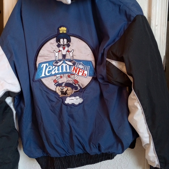 Dallas Cowboys NFL Marvin The Martian  Looney Tunes Vintage Jacket - Picture 7 of 9